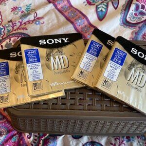 Sony Premium Gold Recordable MiniDiscs Model MDW80PL